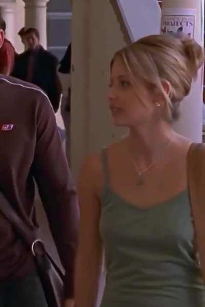 Green tank top (Buffy 2x02)