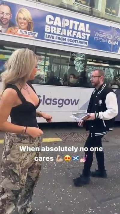 Disturbing people whit your photo on a bus