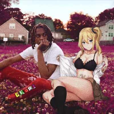 Anime girl wtih Carti (Playboi Carti) - Stoopas Meme NFT