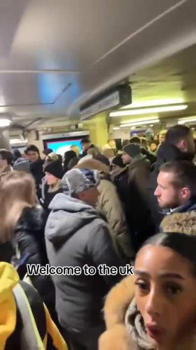 Woman goes on and on about how crowded it is