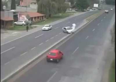 Unlucky red car