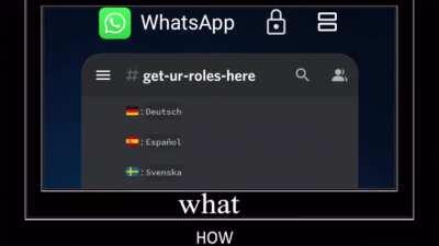 A funny bug... enjoying Discord in whatsapp