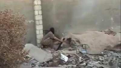 Insurgent Blows Himself Up (Iraq)