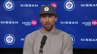 Blake Wheeler comments on Rick Bowness