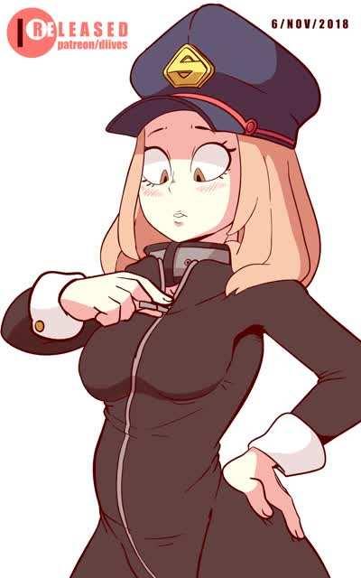 Camie Utsushimi's zipper malfunction (Diives) [My hero academia]