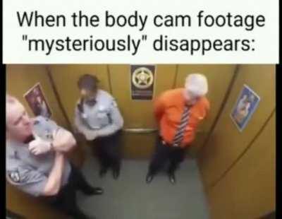 when the body cam footage mysteriously dissapears