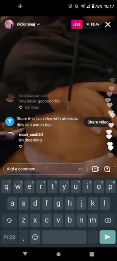 wow and she is saying shes is posting a ass clapping video