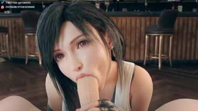 Tifa sucking dick (Shirakami) [Final Fantasy]