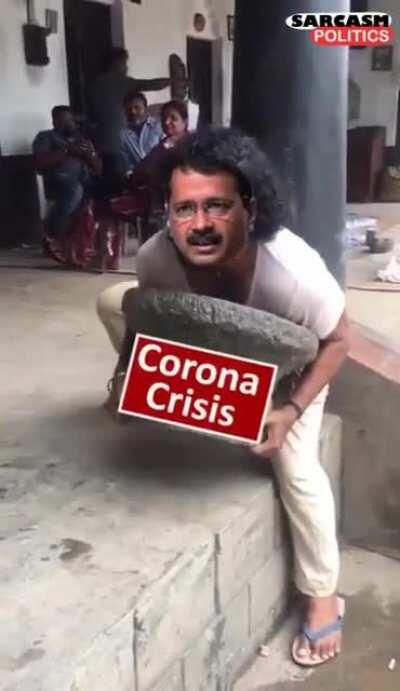 The Corona Crisis and Delhi Sarkar...a visual adaptation (not OP)