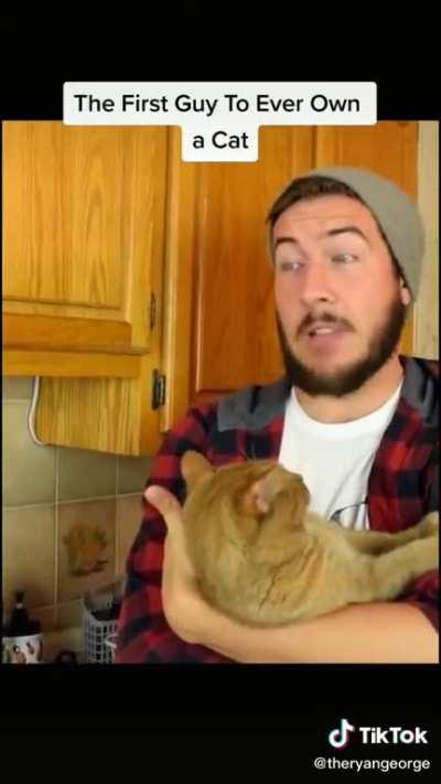 Skit - First Man to Ever Own a Cat