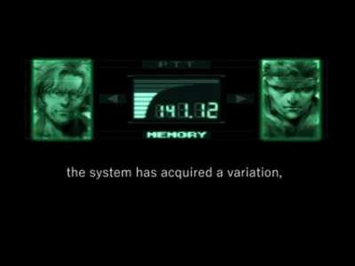 Otacon lectures Snake about Missile guiding systems.