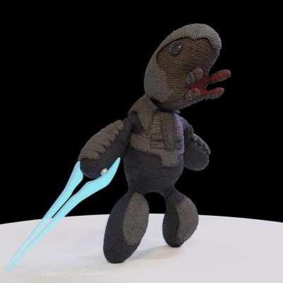 I made the Arbiter as a teddy! (BaronVonGoober)