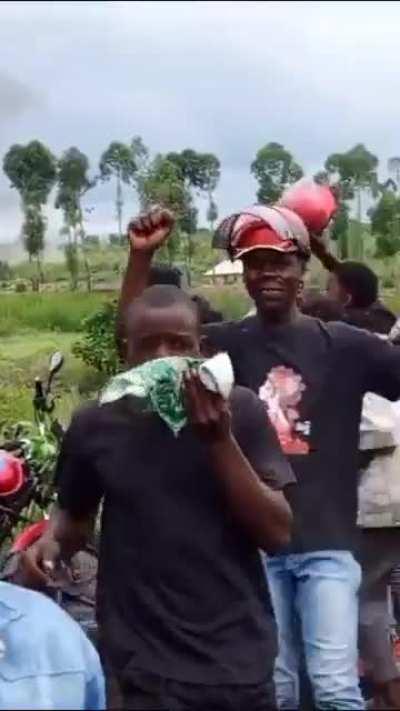 M23 mortar attack near a funeral ceremony in Sake, Congo