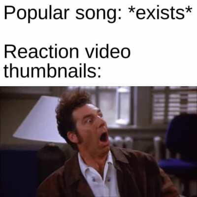 Reacting like they've never heard music before