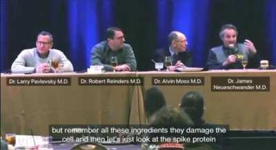 What is in the vaccines? Dr. Larry Pavlevsky M.D., Dr. Robert Reinders M.D., Dr Alvis Moss M.D. and Dr. James Neueschwander M.D. (Early January 2022, Gaylord Entertainment Center, Nashville, TN)