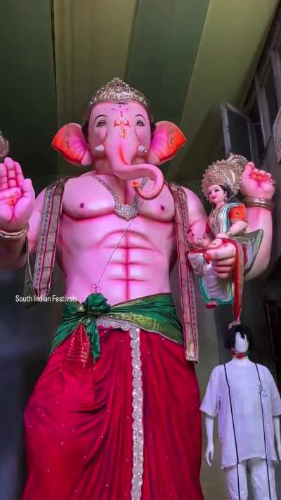 Ganesh idol with a unique concept around the Kolkata doctor case