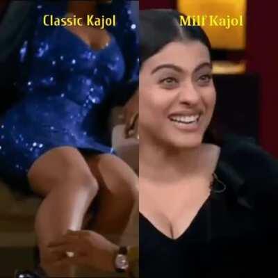 Classic Kajol vs MILF Kajol - Pick one!