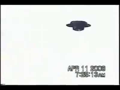 Houston, Texas 2008 - silent UFO hovers above man’s backyard.