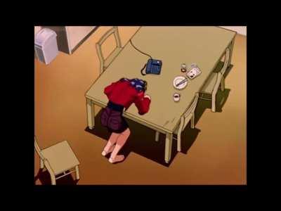 misato answers very important phone call