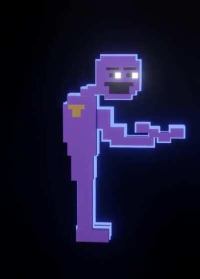 Is that FNaF AR Purple Guy?? (Actually no, it's fanmade)