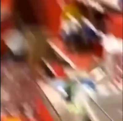 Footage inside a Target in Minneapolis