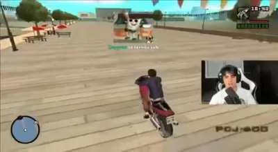 Ai o viniccius 13 decidi jogar gta san Andreas