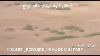 Saudi soldier using TOW💥 targets a Houthi vehicle carrying 10 Houthis in Yemen 