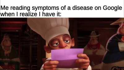 Oh no, I got a disease