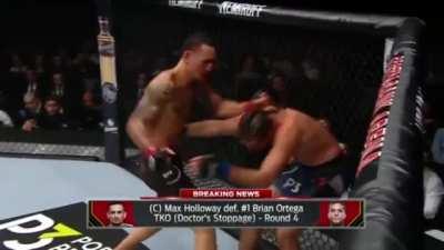 Max Holloway's relentless pressure