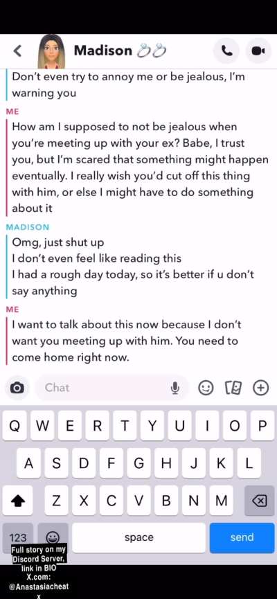 Heartless slut destroyed her boyfriend’s mind. The annoying boyfriend tried to stop her from cheating… PART 1.