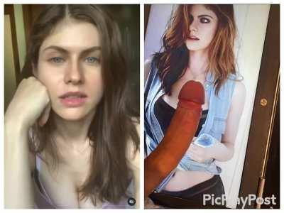 Alexandra Daddario likes my cock