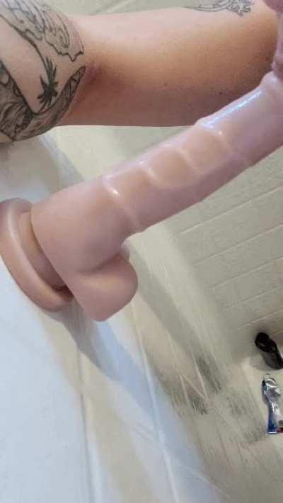 Being a little shower slut