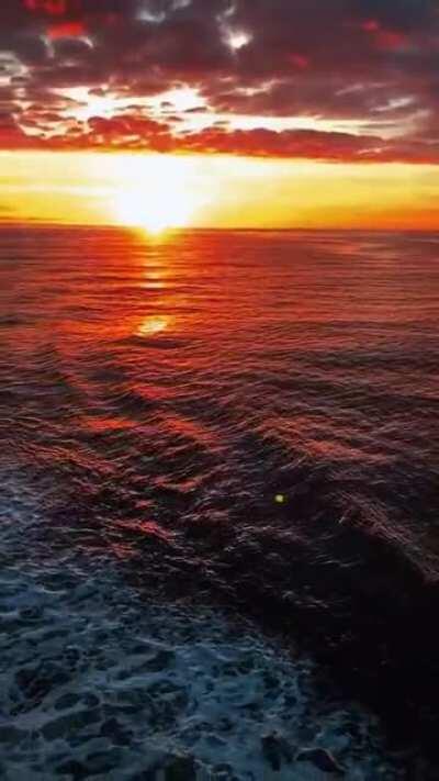 This insane view in the ocean near Scotland