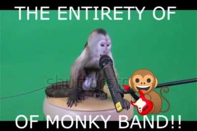 MMom I want to go see the monlki bandd!!!! 😣😣😣🐵🐵🍌🍌🍌🍌🎤🎸🎙