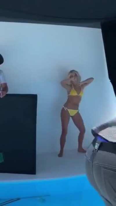 BTS for her Women’s Health Magazine shoot