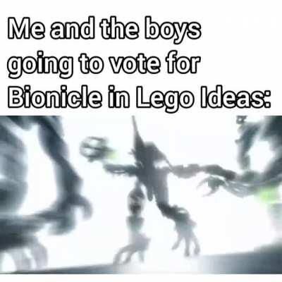 We can win this, Together, For unity! - Toa Mata Nui, Bionicle legend reborn trailer-