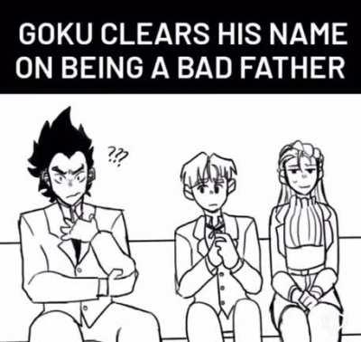  🔥 Al igual que la otra publicación.  Goku es un gran padre.  (Idioma...