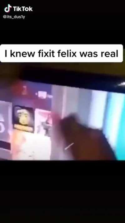 And they said Fix-it-Felix was nothing more than a movie character