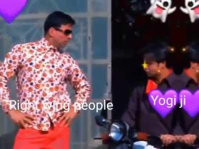 Yogi ji > modi ji