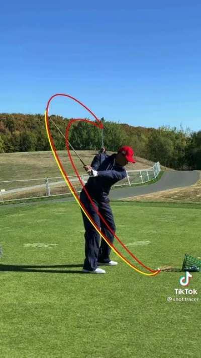 Tiger woods' swings traced