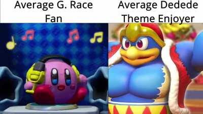 Average Gourmet Race Fan VS Average Dedede Theme Enjoyer