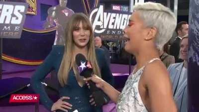 Elizabeth Olsen Endgame Premiere