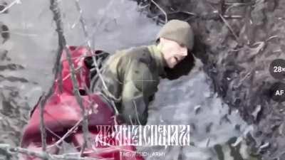 ukrainian soldier killed after several grenades are dropped on him