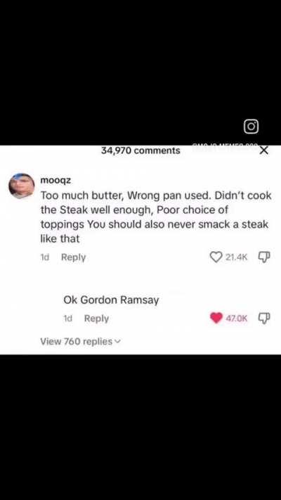 Okay Gordon Ramsay