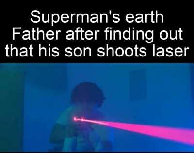 Super Baby goes Pew Pew