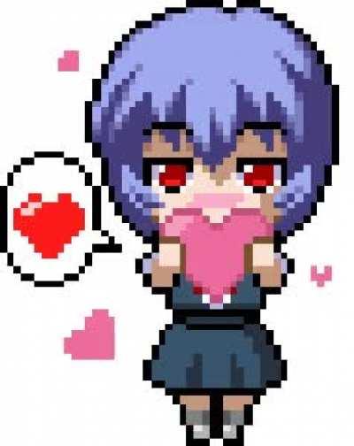 Chibi Rei Gives You a Heart