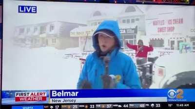 Winter storm Bobby dancing