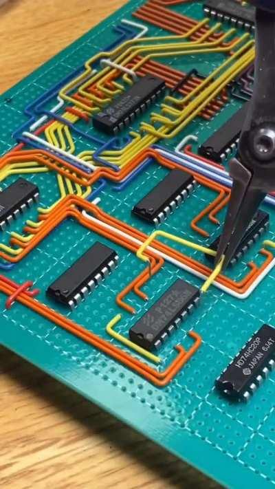 Beautiful electronics work