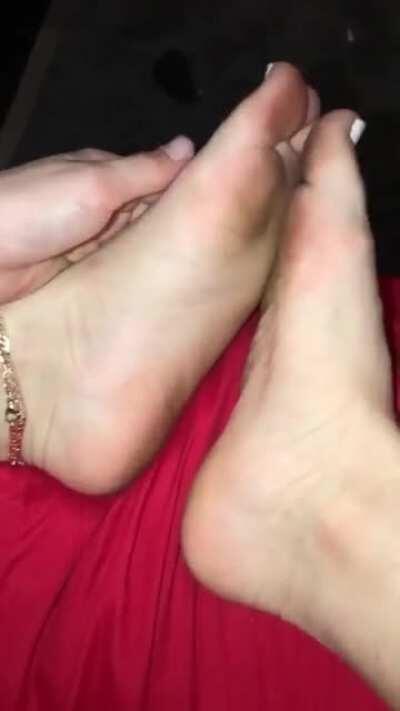 Shaylia feet after getting railed.❤️