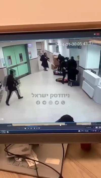 &quot;Fauda&quot; in real life - Israeli Mista'arvim unit and SHABAK taking out 3 armed Hamas gunmen that took refuge inside a Palestinian hospital in Jenin, West Bank (30-JAN-2024)